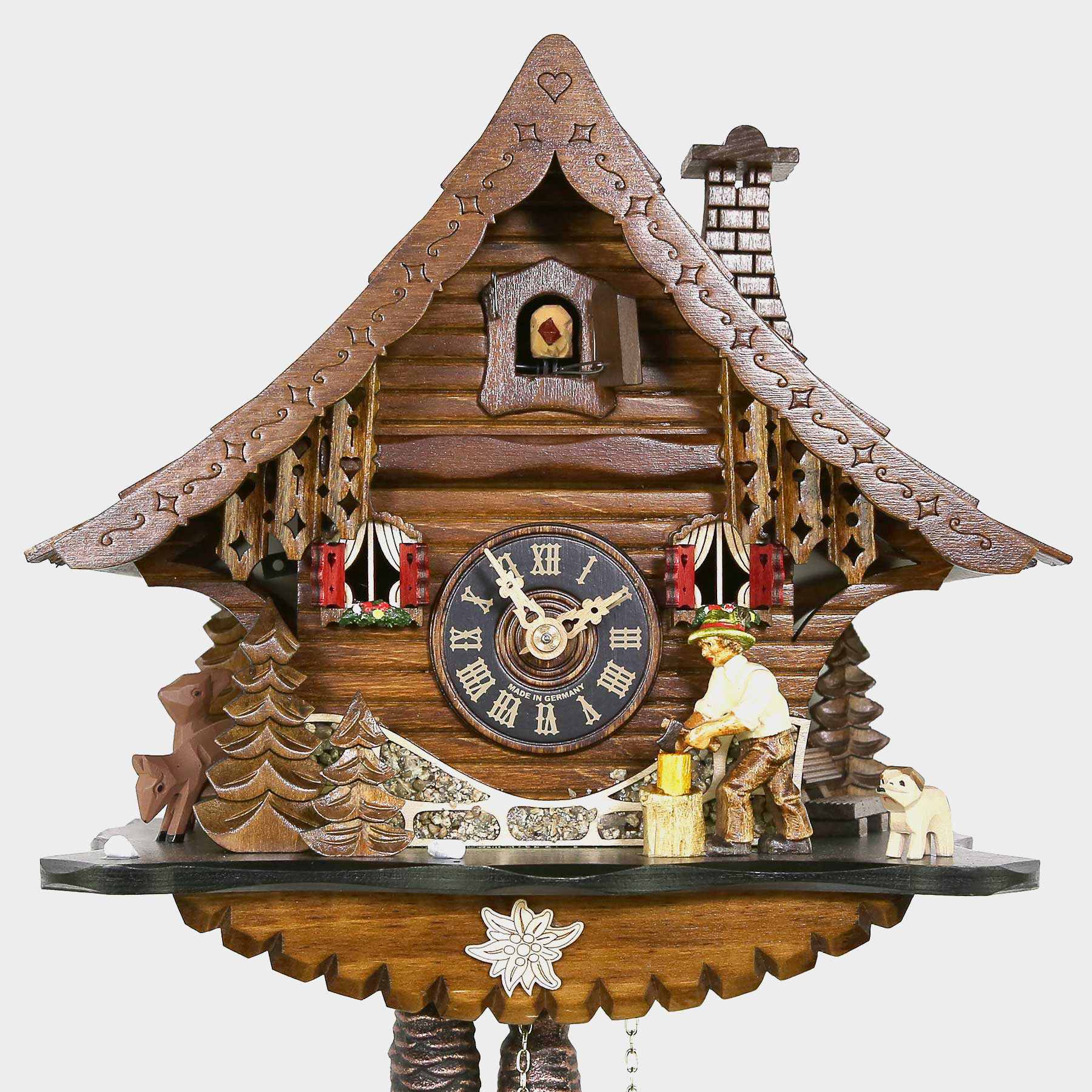 Reloj cuco - Chalet lenador - Kuckucksuhren Shop - Original Kuckucksuhren  aus dem Schwarzwald