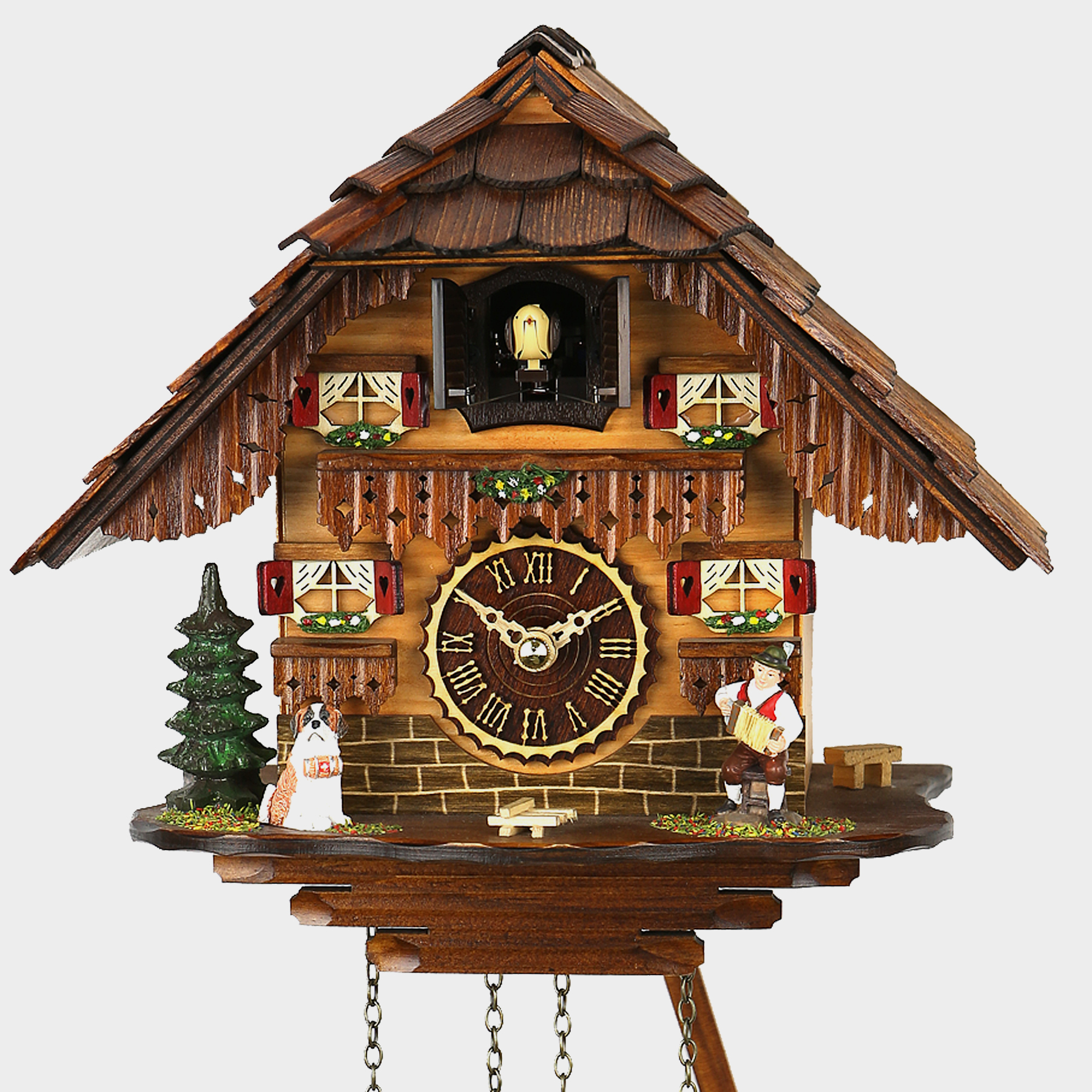 Quartz Original Black Forest Cuckoo Clock House Kuckucksuhren Shop
